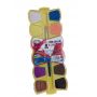 12 Colors Watercolor Cake Set with Paint Brushes for Kids and Adults Washable Paint for Classroom Kindergarten Art Activities