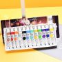 Professional 12 Colors 12ml Art Oil Paint Set Rich Vivid Pigment for Artists Students Beginners Canvas Portrait Paintings