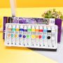 Acrylic Paint Set Non Toxic 12ml 12 Colors Tubes Pigment Paints for Canvas Wood Clay Fabric Ceramic Crafts for Kids and Adults