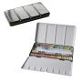 Superior 12/24/36/48Colors Tin Box Watercolor Paint Set Vibrant Solid Pigment with Water Brush Pen Perfect for Students Beginner