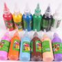 Fun Paint Set 12 colors 60ml Water Color Paint Kindergarten Children DIY Graffiti Painting Washed Paint Finger Painting