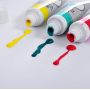 Non-toxic amazon hot sales 12 ml acrylic paint 12 colors aluminum plastic tube drawing artist paints