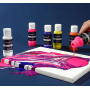 Acrylic pouring paint 60ml bottles pre-mixed high flow liquid acrylic paint for canvas wood stone ideal for artwork DIY projects