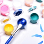 8 pcs non-toxic vivid water color acrylic paint strip 3ml for children drawing