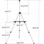 Portable Art Metal Sketch Aluminum Easel Stand with Cloth Bag Foldable Travel Easel for Artist Painting Display Art Supplies