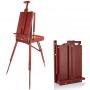 Hot Sale Artist Painter Tripod Portable Wooden Sketch Box Italian Oil Easel With Drawer For Artist Painting for Wholesale
