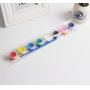 3ml 8 strips paint with 1 pc plastic brush for paint cups party supplies basics acrylic paint containers with lids