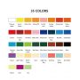 Factory direct non toxic 35 colors Acrylic paint set 80ml