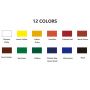 HIgh quality 12 colors Acrylic colors paint set 15ml