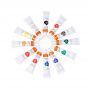 Amazon hot sale Professional bright color 24 12 colors12ml Water Color Paint Pigment Set for Artist Painting Wholesale
