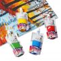 36 colors Customized wholesale Non-taxic acrylic gouache paint 200ml squeeze pouch washable Gouache pigment color painting set
