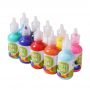 Wholesale puffy paint 3d effect fabric paint washable for children DIY ART painting 10 colours 30ml ECO friendly acrylic paint