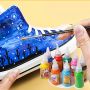 2022 hot sale eco-friendly Professinal 30ml 24colors 3D Fabric Paint Set DIY acrylic clothing color paints For Artist Painting