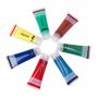 Hot sale DIY Professional children craft art pigment Finger paint 12 colors 75ml tube Tempera Paint Set with good quality