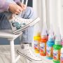 6colors 30ml Acrylic Hose Painting Fabric Paint for Clothing Textile Nail fiber pigment Acrylic Paints big Art supplies