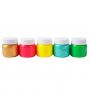 50ml Neon waterproof Fabric Paints Set of 48 Colors for Textile, Fabric, T-Shirt, Canvas Wood washable 3d acrylic metallic paint