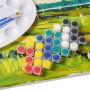 Non toxic 5ml acrylic artistic paint set ,12colors paint by numbers canvas acrylic(12*5ml)