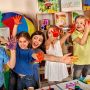 Children's finger paint non-toxic washable 6 bright color painting children's DIY crafts painting school painting supplies