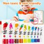 Washable children's finger paint1-3 children's safe non-toxic finger painting bath paint children's art painting supplies