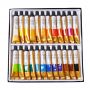 Amazon Hot Selling 24 Colors 12ml Non-Toxic Waterproof Permanent DIY Art Acrylic Paint Set for Beginner washable