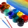 Wholesale supplier 100/250ml Bottles Water-Based Matte Finish art acrylic colors paint set Large Metallic Color Acrylic Paints