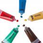 Amazon Hot Selling 75ml 12 Colors tube DIY Art Acrylic Paint Set Non-Toxic Waterproof Permanent for Beginner children gift