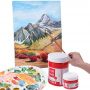 Amazon Hot Selling 48 Colors Non-Toxic Waterproof Permanent DIY Art Acrylic Paint Set for Wall Paints Acrylic painting Color