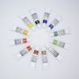 We sell 12-color glass paint sets with brushes and palettes directly from our manufacturing plants in China