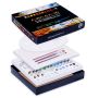 Creative 24 colors 12ml acrylic paint pigment set for art fabric painting art supplies with 3 brushes and 1 palette and 1 canvas
