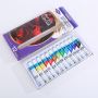 2021 Premium non-toxic Hot-selling 12 colors 12ml acrylic paint set for professional artists and students