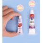 Amazon popular 24 colors 12ml water-resistant Alu tube acrylic paint set with vivid color for kids DIY art painting