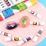 Marie's 12ml 12/18/24/36 colors Professional Aluminum Tube acrylic Paint Set for kids and school art supplies