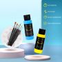 12 colors 60ml nontoxic fast drying waterproof rich pigment acrylic paint set with 6 brushes and 1 palette for art supplies