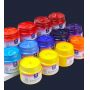 Premium 24 colors100ml DIY wall painting waterproof and sun resistant acrylic paint with plastic bottle for art beginners
