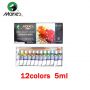 Marie's 5/12ml 12/18/24/36 colors Aluminum Tube Gouache Colour Paint Set