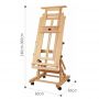 High Quality Big Master wooden art easel