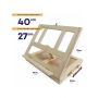 Mont Marte Table Easel Wood with Drawer - Pine Wood, art easel, artist easel
