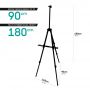 Mont Marte steel easel stand
