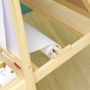 High quality wooden kids erasable drawing easel board