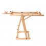 High Quality Top Quality Adjustable Different Angle Artist Master wooden easel
