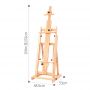 High Quality Top Quality Adjustable Different Angle Artist Master wooden easel