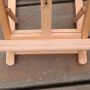 Small Tabletop Wooden H-Frame Studio Easel Adjustable Beechwood Art Stand Small Table Easel 