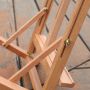 Small Tabletop Wooden H-Frame Studio Easel Adjustable Beechwood Art Stand Small Table Easel 