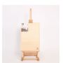 Small Tabletop Wooden H-Frame Studio Easel Adjustable Beechwood Art Stand Small Table Easel 