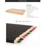 Multi-Function Tool Box Wooden Laptop Tools Box Beech Wood Artistic Wooden Box Painting Set