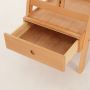 Extra Large Wooden H-Frame Studio Easel with Artist Storage Drawer Shelf 86