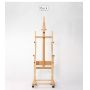 Professional Master Studio Easel Beech Wooden Easel Art Professional Easel with Casters
