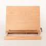 Adjustable Solid Wood Table Sketch Box Easel with Storage Drawer