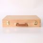 Custom Wooden Opening Artist Brush Drawing Painting Tool Box
