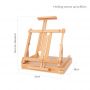 New Design Tabletop Painting Studio Art Sketch Artist Adjust Wooden Easel Stand